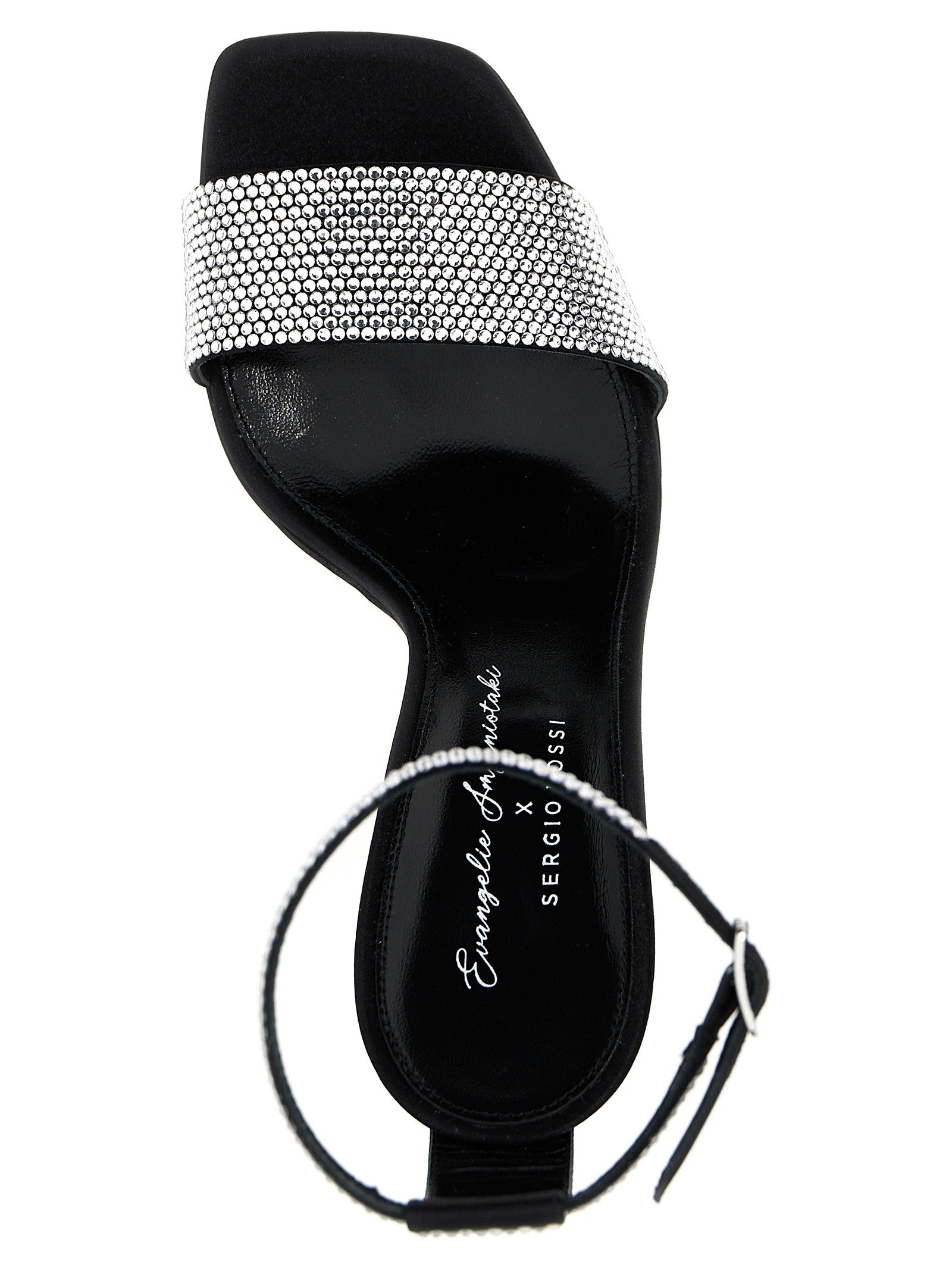 Sergio Rossi Evangelie Sandals by Mr Patentie Rossi Evangelie Smyrniotaki Black