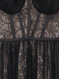 Elisabetta Franchi Women's Events Lace Dress Black