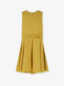 Elisabetta Franchi Women's Events Satin Mini Dress Yellow