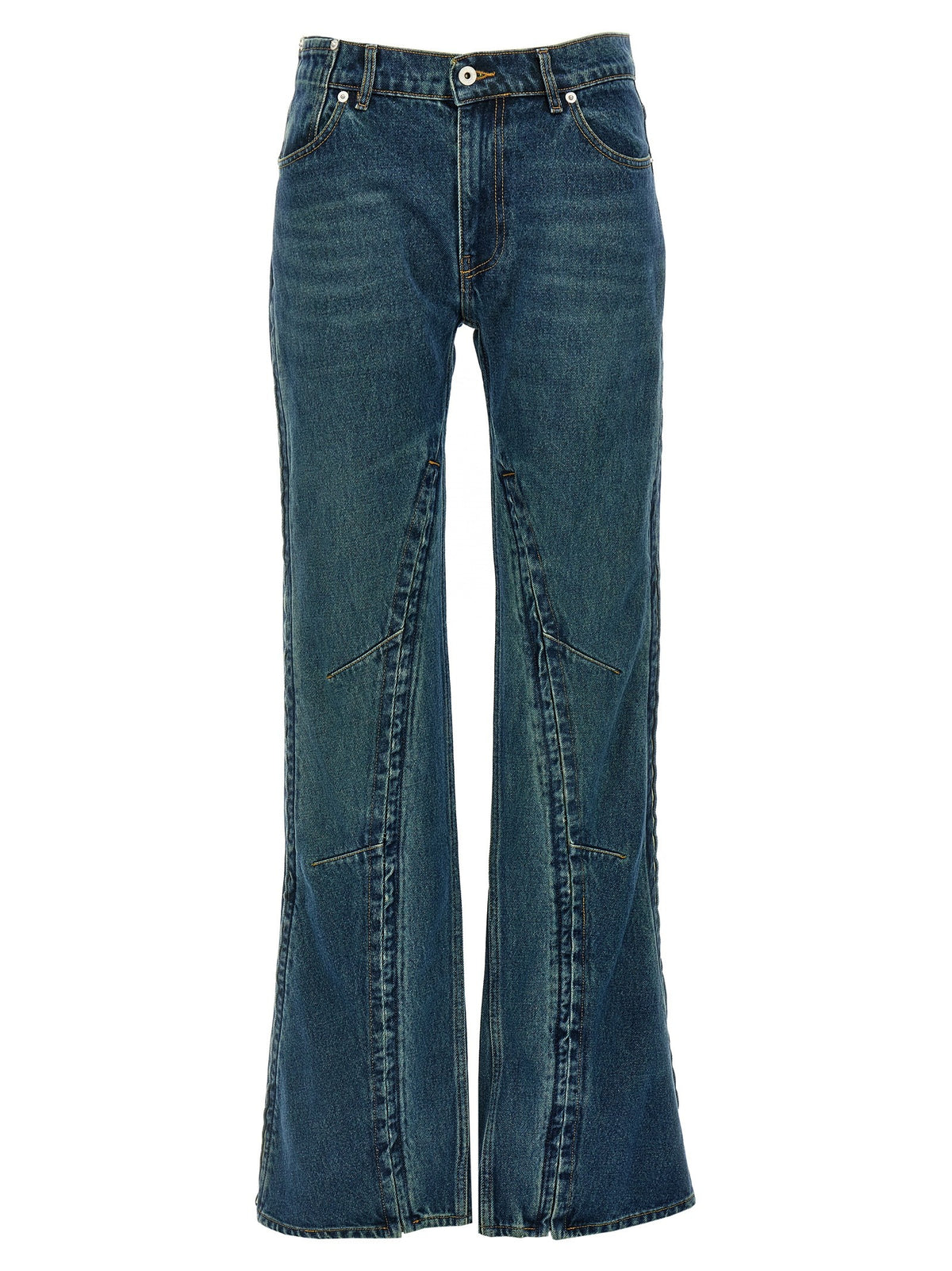 Y/Project Evergreen Hook and Eye Jeans Blue