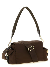 PRADA Explore Con Pattina Shoulder Bag Brown
