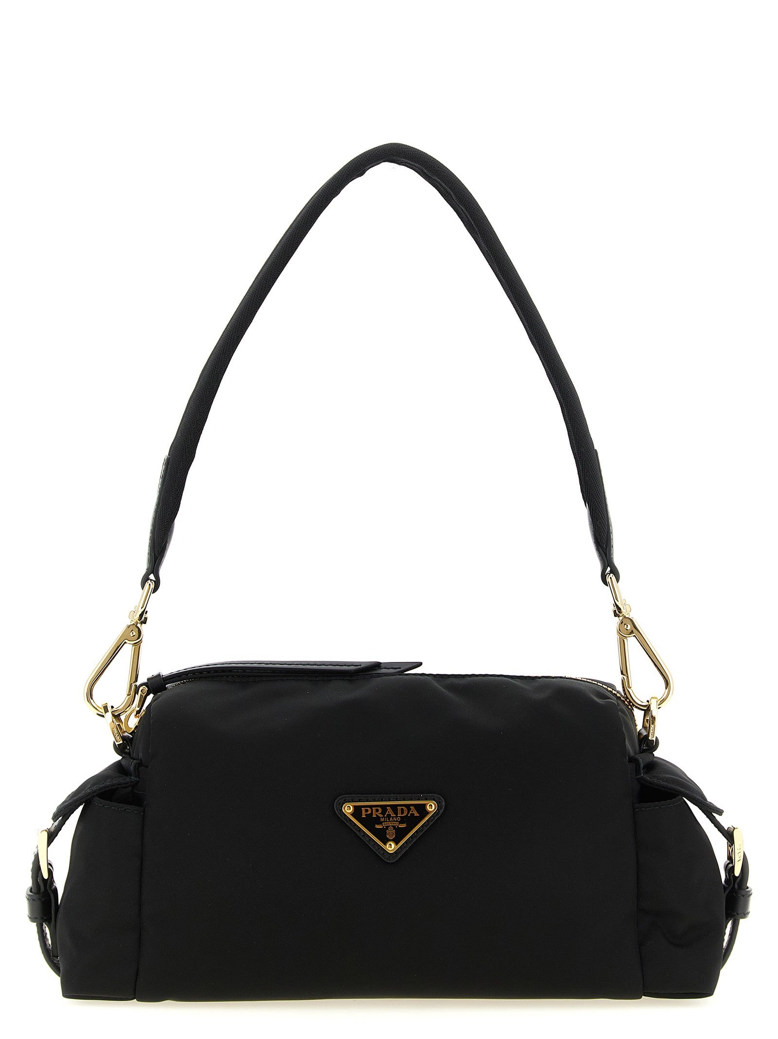 Prada Explore Small in Re Nylon Shoulder Bag Black
