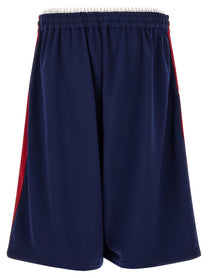 Willy Chavarria Exposed Bermuda Shorts Blue