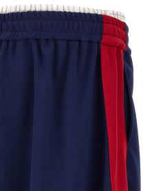Willy Chavarria Exposed Bermuda Shorts Blue