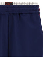 Willy Chavarria Exposed Bermuda Shorts Blue