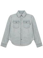 Bottega Veneta Women's Extra Bleach Denim Shirt Blue