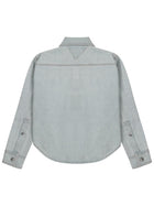Bottega Veneta Women's Extra Bleach Denim Shirt Blue, view 3