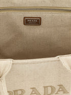 PRADA Extra Large Prada Jardinière Shopping Bag Beige, view 4