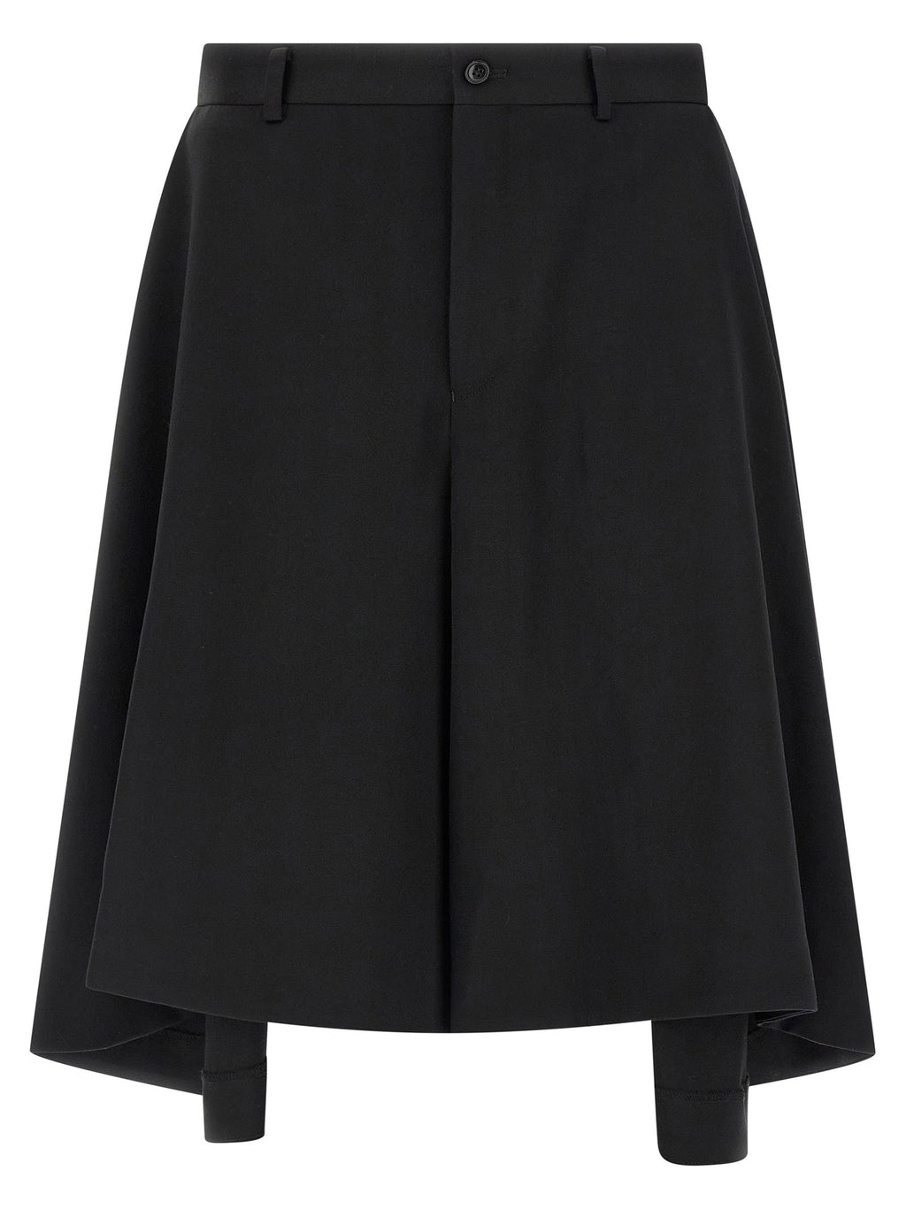 Comme Des Garçons Homme Plus Extra Loose Leg Bermuda Shorts Black