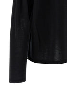Toteme Extrafine Wool Sweater Black, view 4