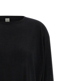 Toteme Extrafine Wool Sweater Black