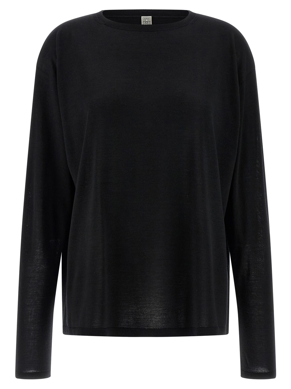 Toteme Extrafine Wool Sweater Black