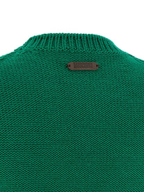 Moschino Extrafine Wool Sweater Green