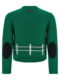 Moschino Extrafine Wool Sweater Green