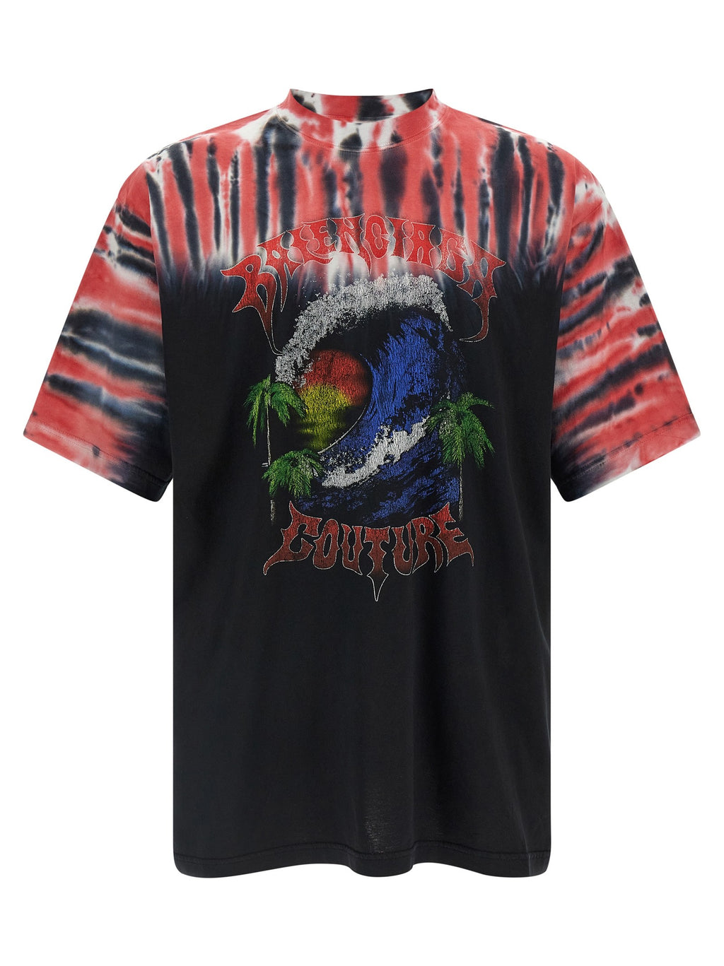 Balenciaga Extreme Tie Dye Shirt Black