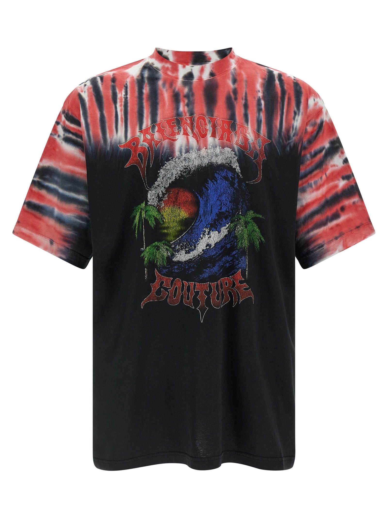 Balenciaga Extreme Tie Dye Shirt Black