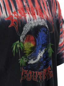 Balenciaga Extreme Tie Dye Shirt Black