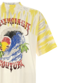 Balenciaga Extreme Tie Dye Shirt Gold