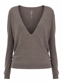 Rick Owens Women's Extreme Neck Jersey Black