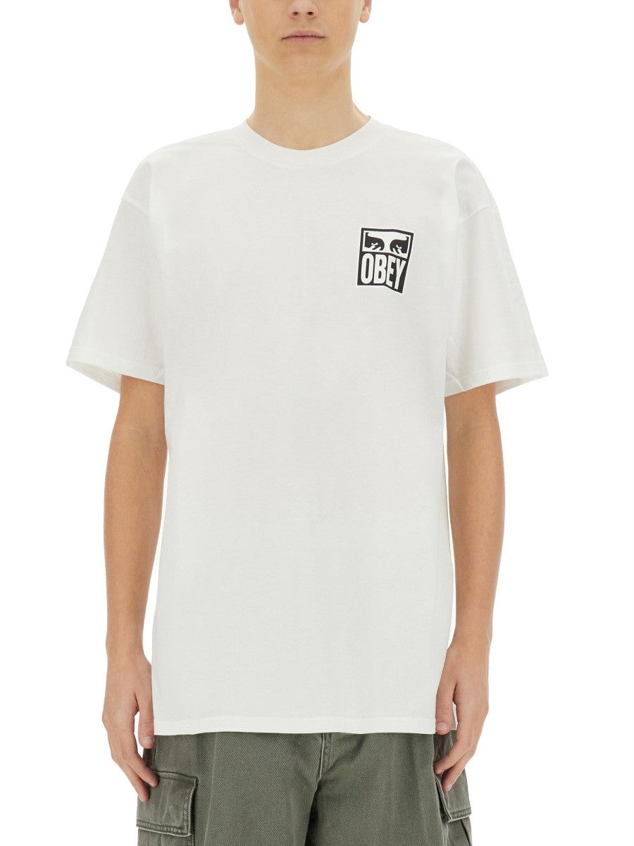 Obey Men's Eyes Icon Shirt White Obey