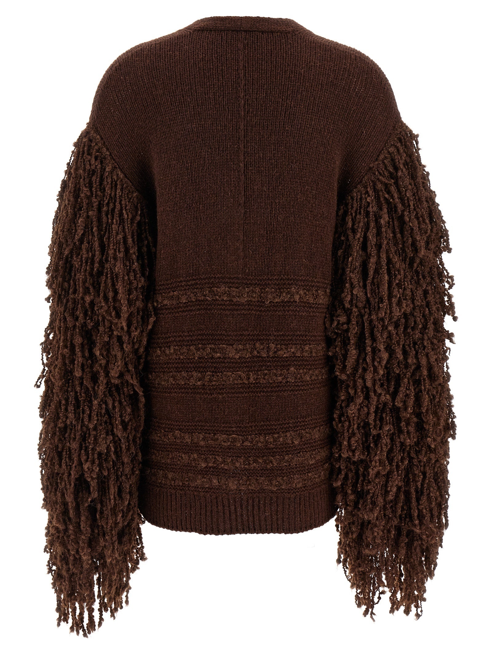 FABIANA FILIPPI - FABIANA FILIPPI - Bouclé fringed cardigan - Women’s Knitwear