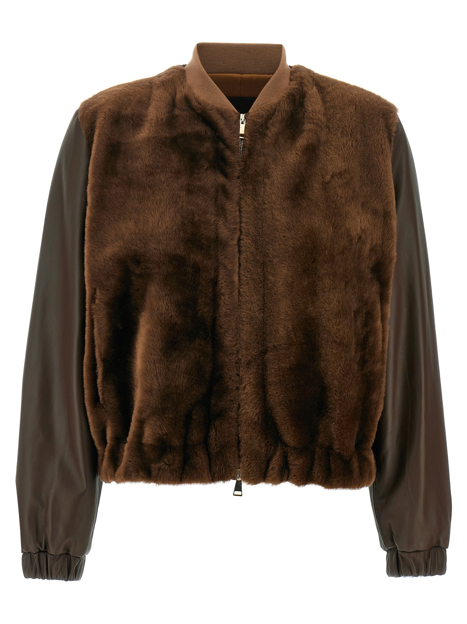 FABIANA FILIPPI - FABIANA FILIPPI - Fur waistcoat bomber jacket - Women’s Outerwear