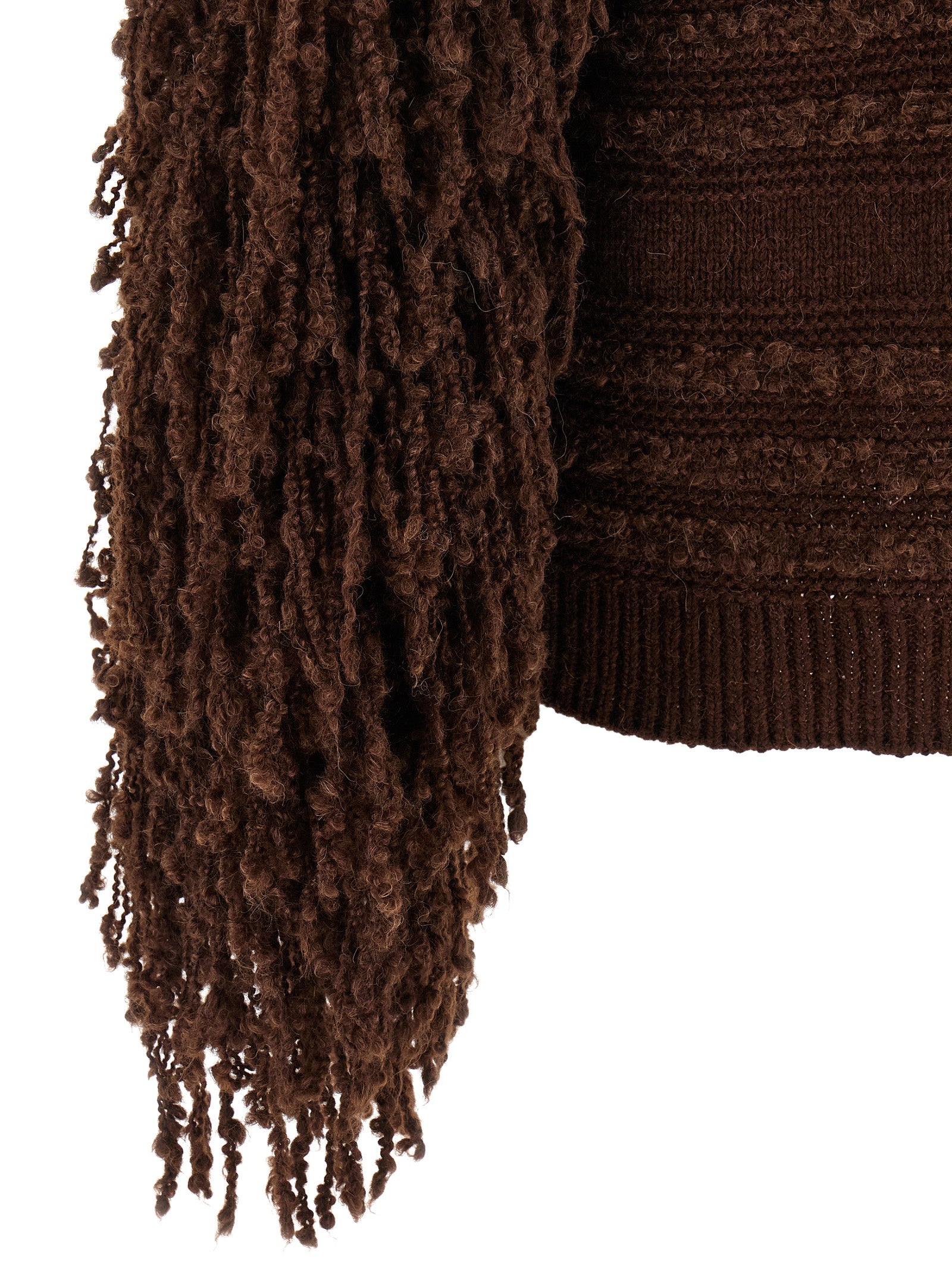 FABIANA FILIPPI - FABIANA FILIPPI - Bouclé fringed cardigan - Women’s Knitwear