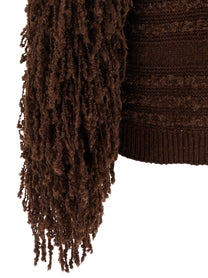 FABIANA FILIPPI - FABIANA FILIPPI - Bouclé fringed cardigan - Women’s Knitwear