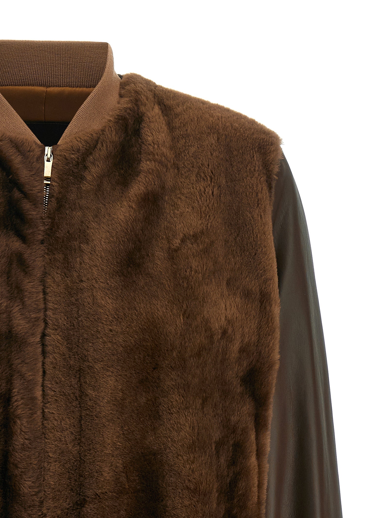 FABIANA FILIPPI - FABIANA FILIPPI - Fur waistcoat bomber jacket - Women’s Outerwear