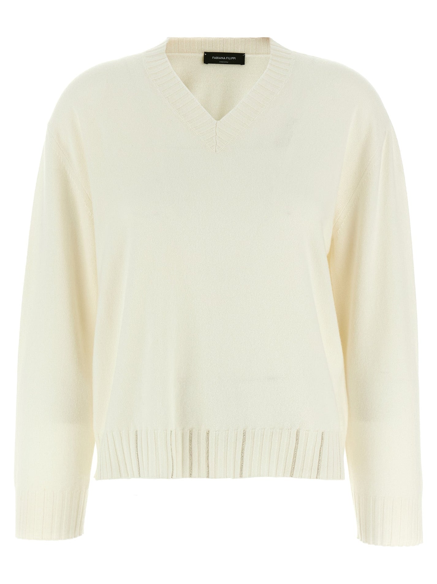FABIANA FILIPPI - FABIANA FILIPPI - Jewel detail sweater - Women’s Knitwear