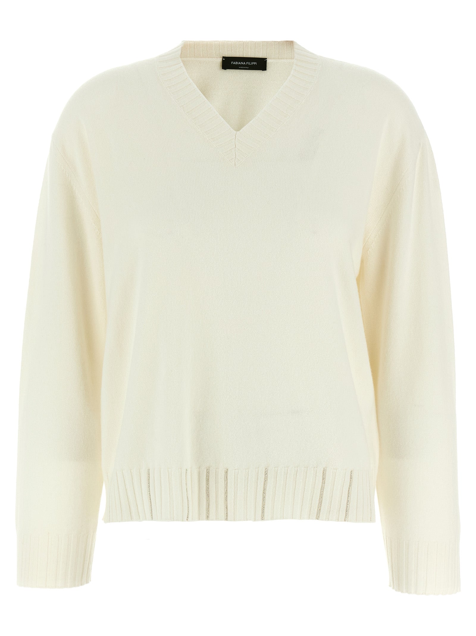 FABIANA FILIPPI - FABIANA FILIPPI - Jewel detail sweater - Women’s Knitwear