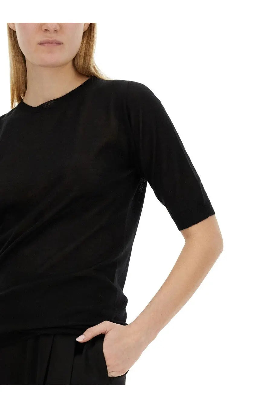 Fabiana Filippi Women's Cashmere Sweater Black, view 4