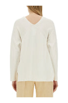 Fabiana Filippi Women's Neck Sweater White, view 3