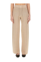 Fabiana Filippi Women's Organic Cotton and Lurex Pants Beige