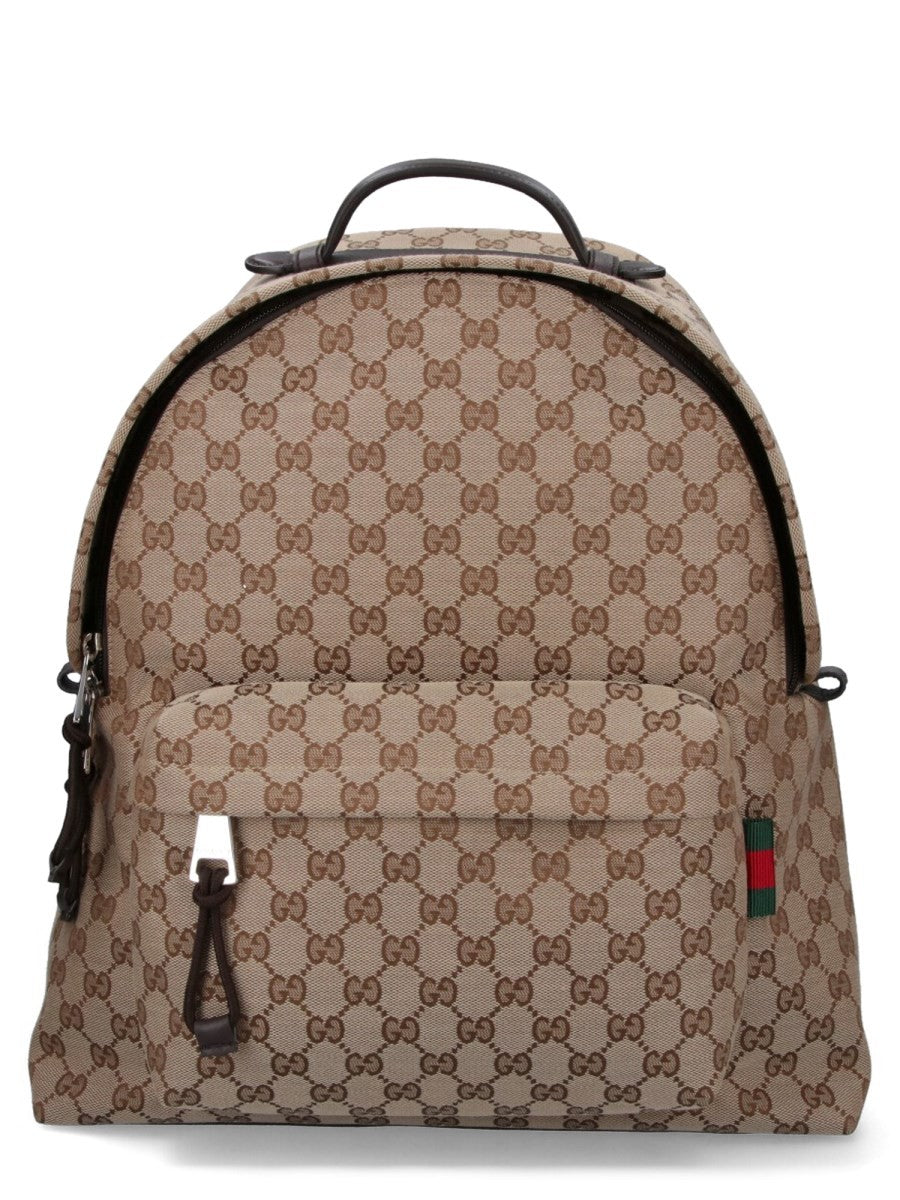 Gucci Men's Fabric Backpack Beige