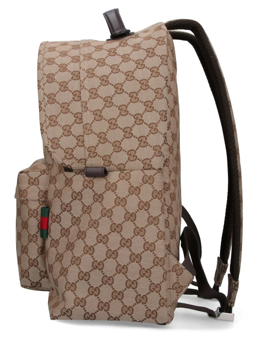 Gucci Men's Fabric Backpack Beige