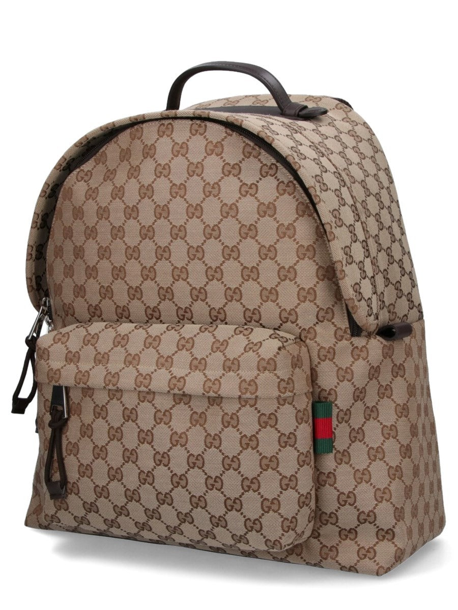 Gucci Men's Fabric Backpack Beige
