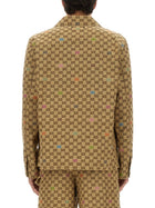 Gucci Men's Fabric Jacket Beige, view 3