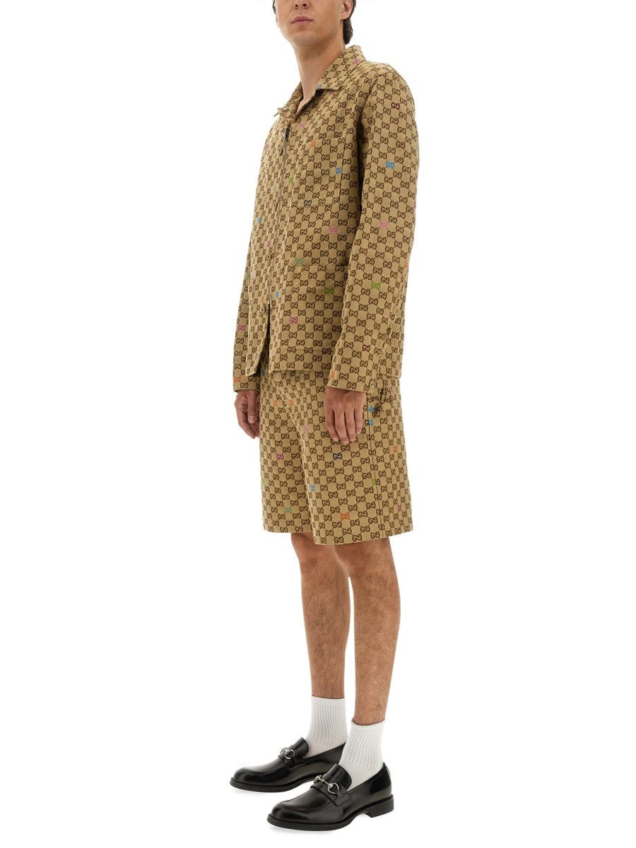 Gucci Men's Fabric Jacket Beige