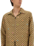 Gucci Men's Fabric Jacket Beige, view 4