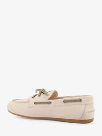 Miu Miu Women's Fabric Loafers White