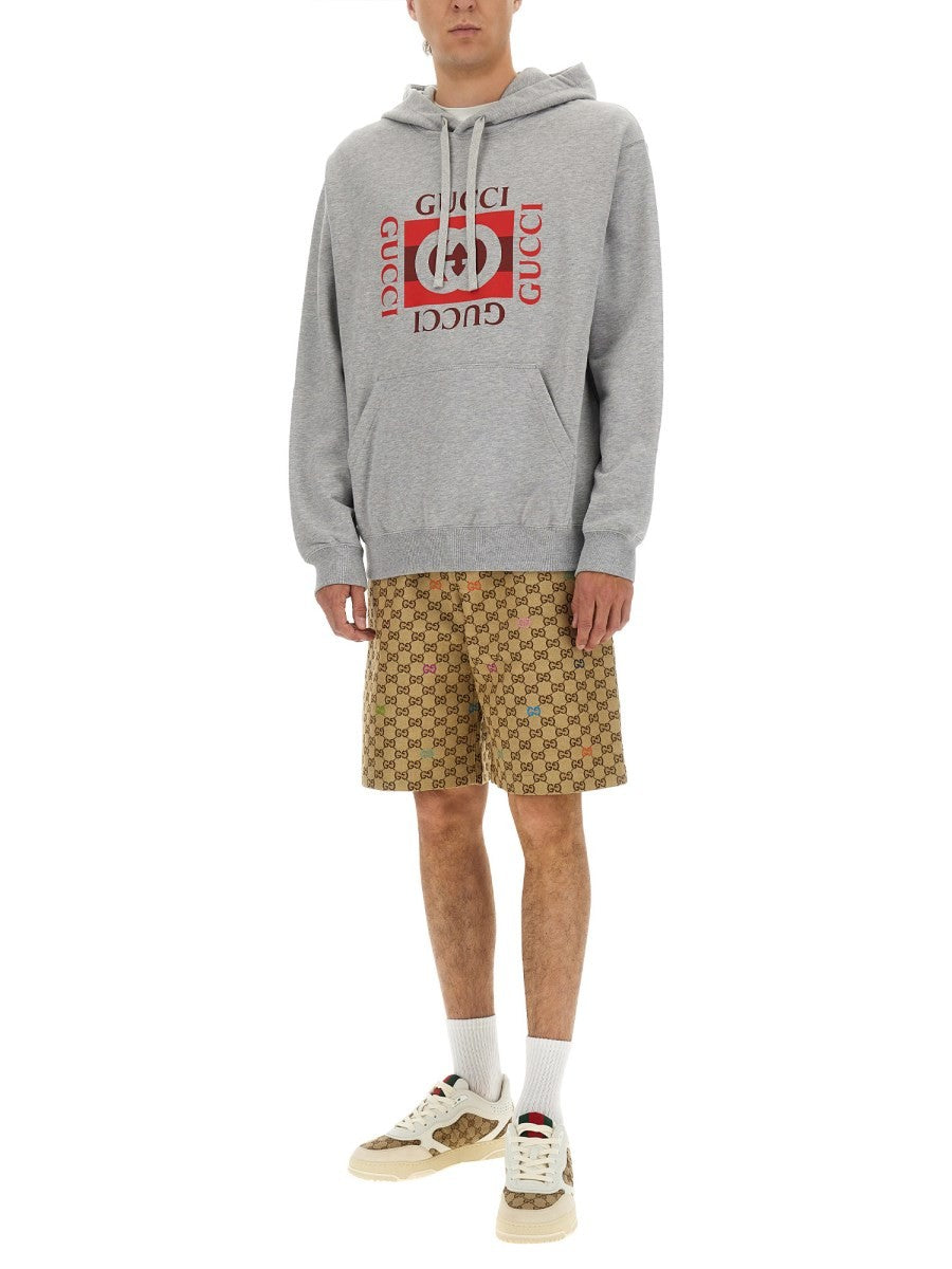 Gucci Men's Fabric Shorts Beige