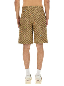 Gucci Men's Fabric Shorts Beige