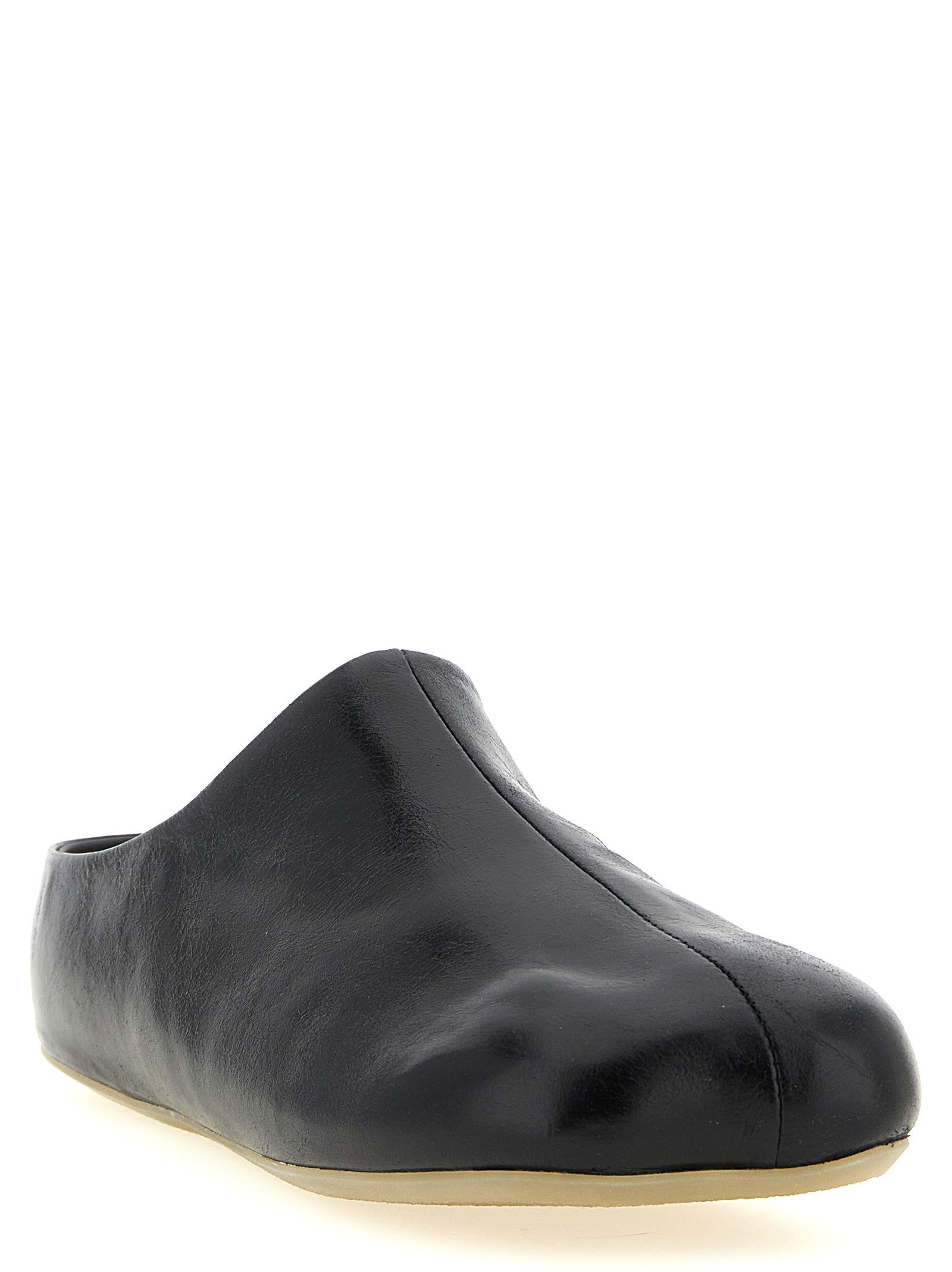 MM6 Maison Margiela Factory Sabots Black