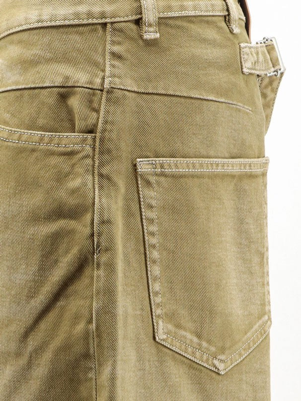 The Attico Women's Faded Effect Denim grrenbrush