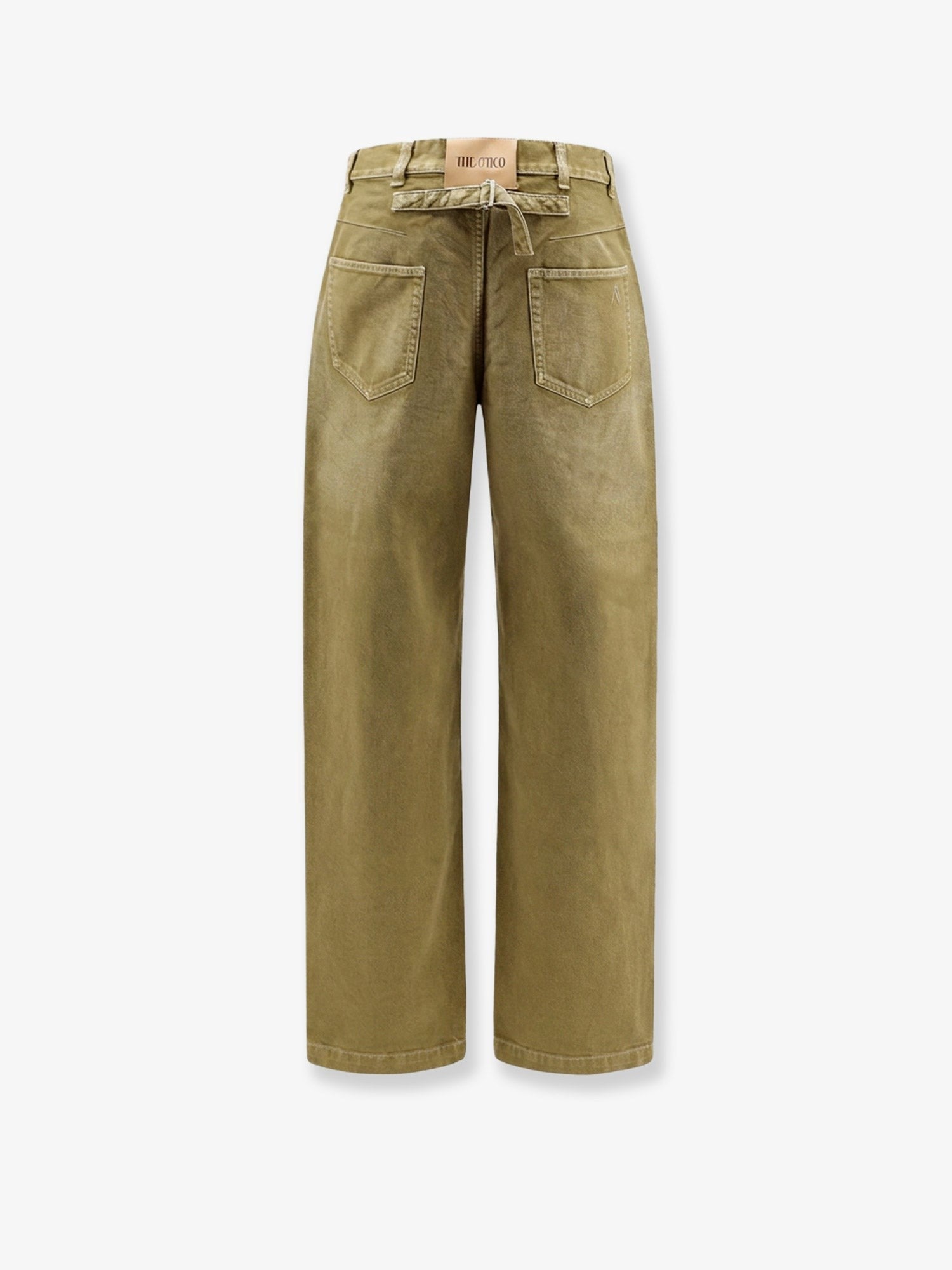 The Attico Women's Faded Effect Denim grrenbrush