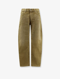 The Attico Women's Faded Effect Denim grrenbrush