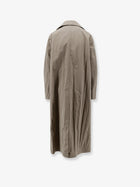 Gucci Women's Faded Nylon Trench Coat GRAVEL, view 2