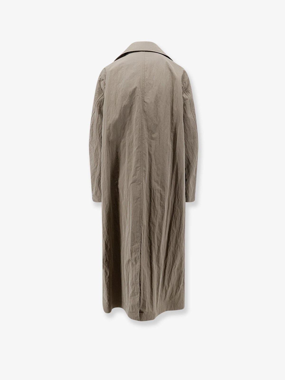 Gucci Women's Faded Nylon Trench Coat GRAVEL, view 2