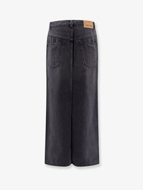 ISABEL MARANT Women's Faharia Black Denim Skirt Black
